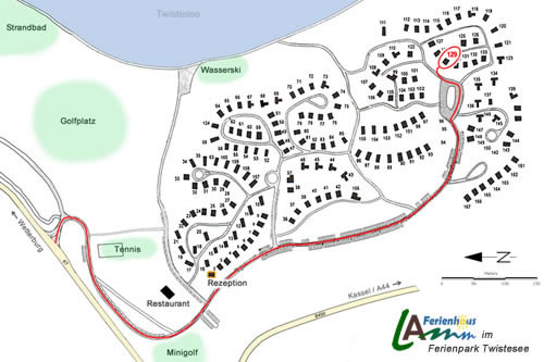 Lageplan Ferienpark Twistesee