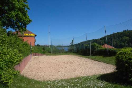 Beachvolleyball, DLRG-Station